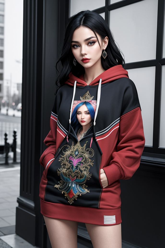 05069-2056918411-((Masterpiece, best quality,edgQuality))_((hoodie)),edgJG fashion, a woman in a ((designer dress)) ,wearing edgJG_style clothing.png